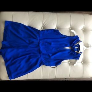 Chain-Detail Surplice Romper